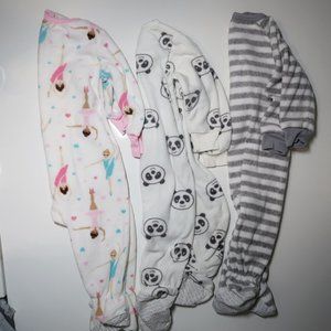 12M Bundle of 3 Absorba Winter Pajamas